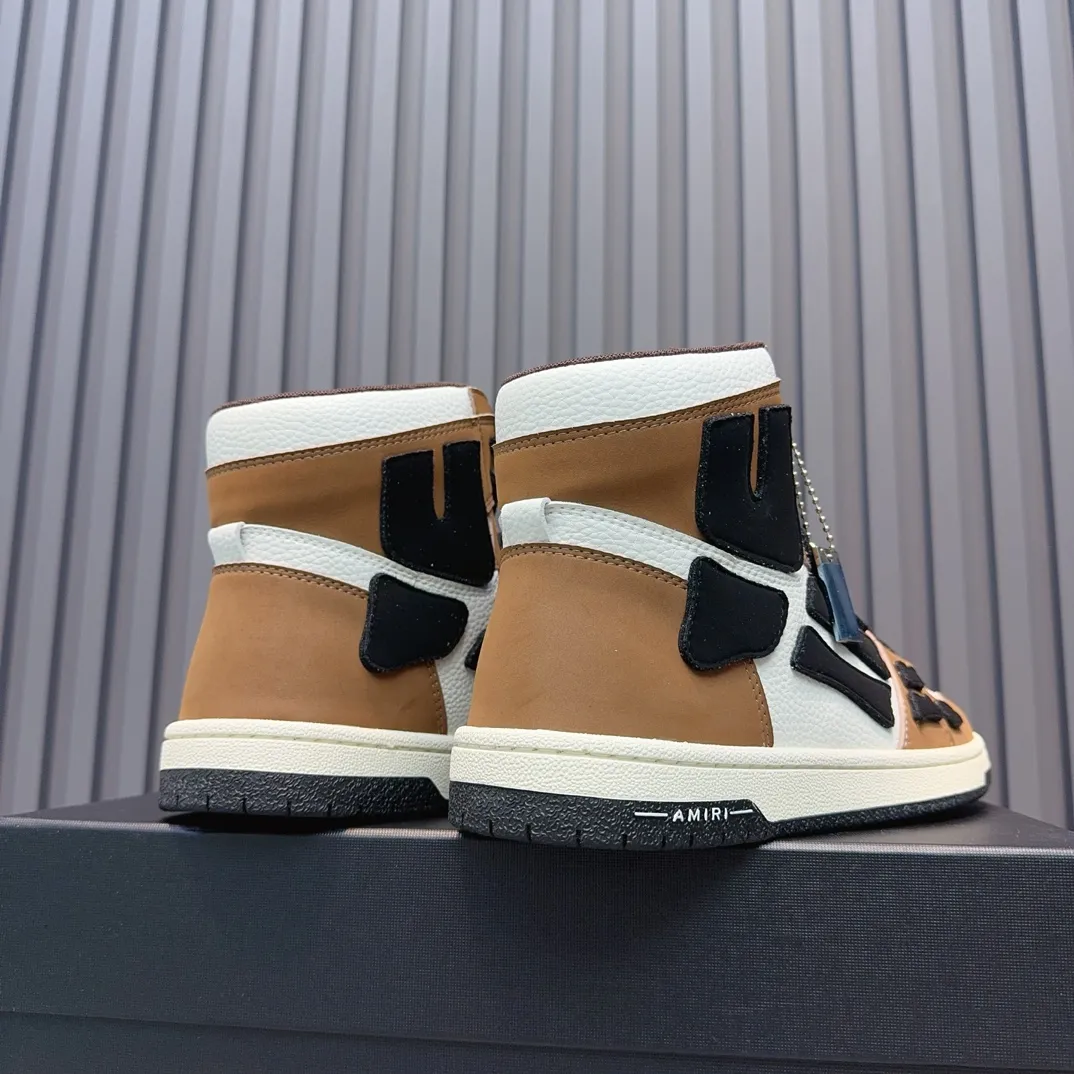 Men's shoes💰620💰 AMIRI AMIRI trendy brand hot sale🔥 Available all year round✅Couples💑 Official website synchronization Imported fabrics 1⃣️ratio 1⃣️Re-engraved, original factory special original sole, 35-45 (38.45. Non-refundable)